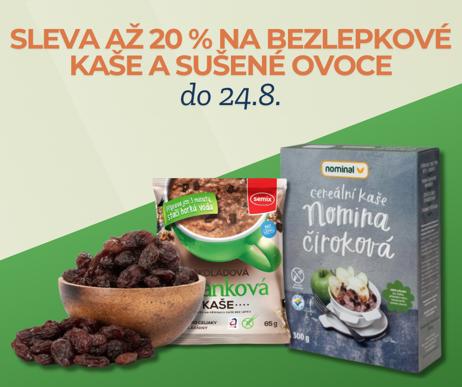 Sleva až 15 % na bezlepkové hotovky